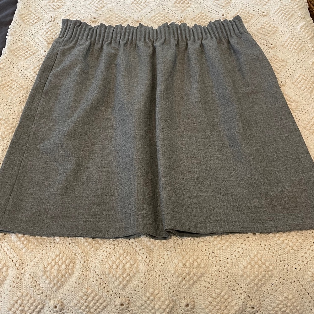 J. Crew Stretchy Gray Skirt